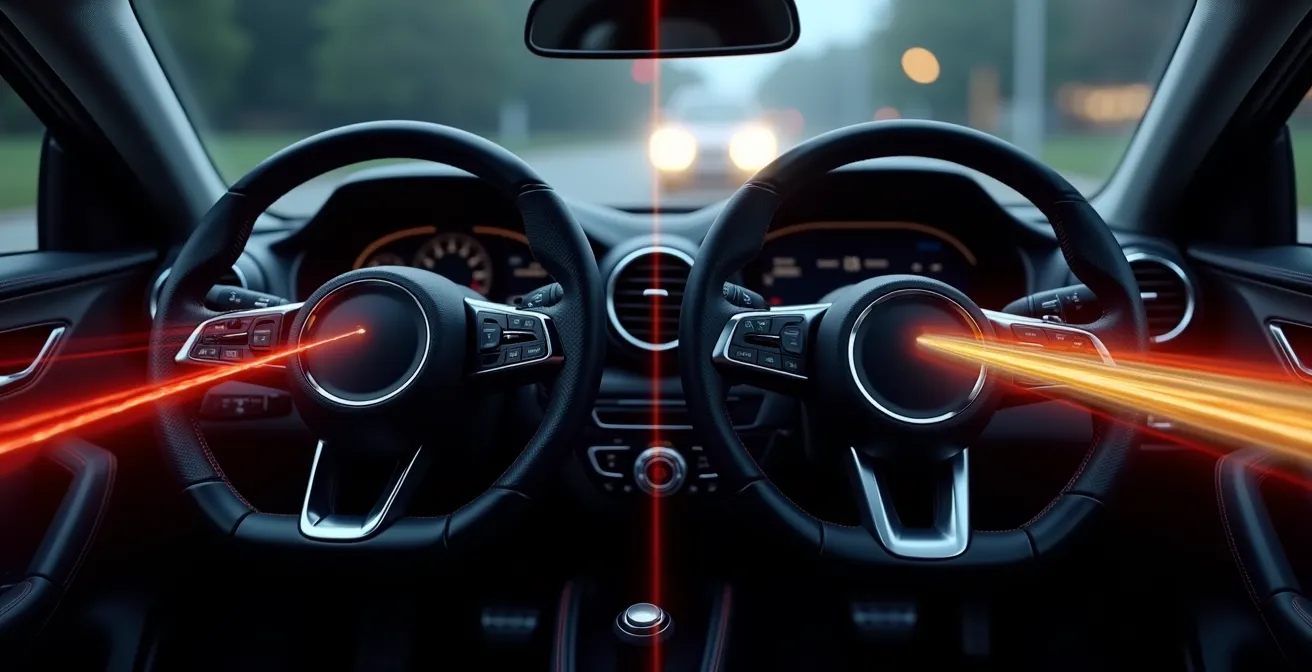 Vergleich zwischen direkter Sportlenkung und indirekter Komfortlenkung