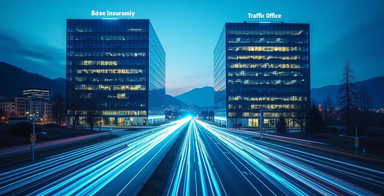 Digitaler Übertragungsprozess des elektronischen Versicherungsnachweises zwischen Versicherung und Strassenverkehrsamt